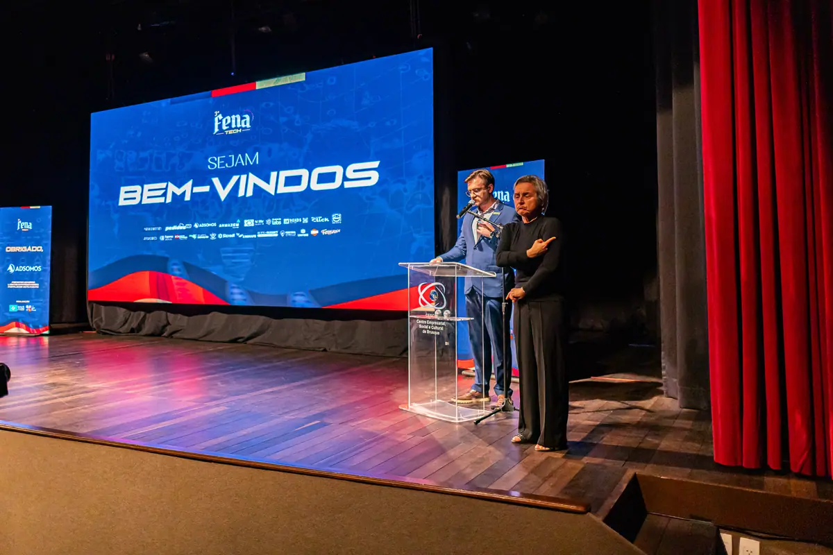 Auditório do CESCB durante a FENATECH